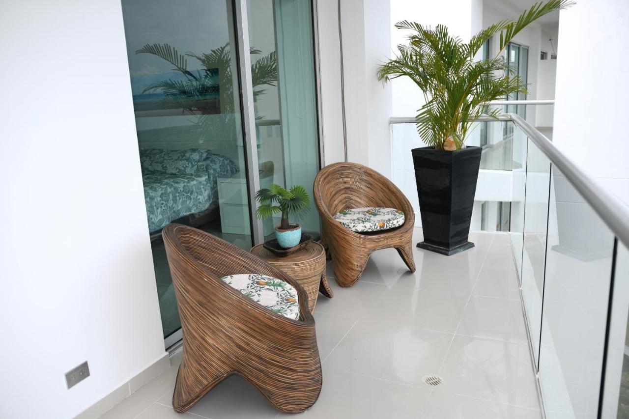 Hermoso Apartamento Con Todas Las Comodidades Acceso Directo A La Playa Morros Epic Sector La Boquilla Cumple Protocolos De Bioseguridad Cartagena Exterior foto